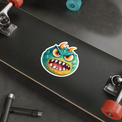 Die-Cut Stickers | Vibrant Art for Personalization (Green Monster 2)