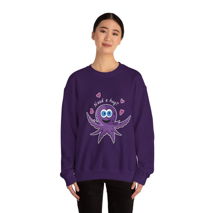 Unisex Heavy Blend™ Crewneck Sweatshirt (Octopus Hug)