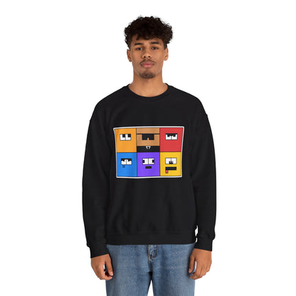 Unisex Heavy Blend™ Crewneck Sweatshirt (Emotion Blocks)