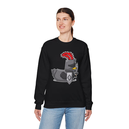 Unisex Heavy Blend™ Crewneck Sweatshirt (Knight Duck)