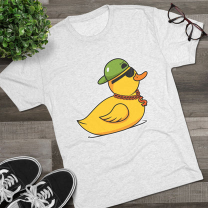 Unisex Tri-Blend Crew Tee (Ninja Duck)