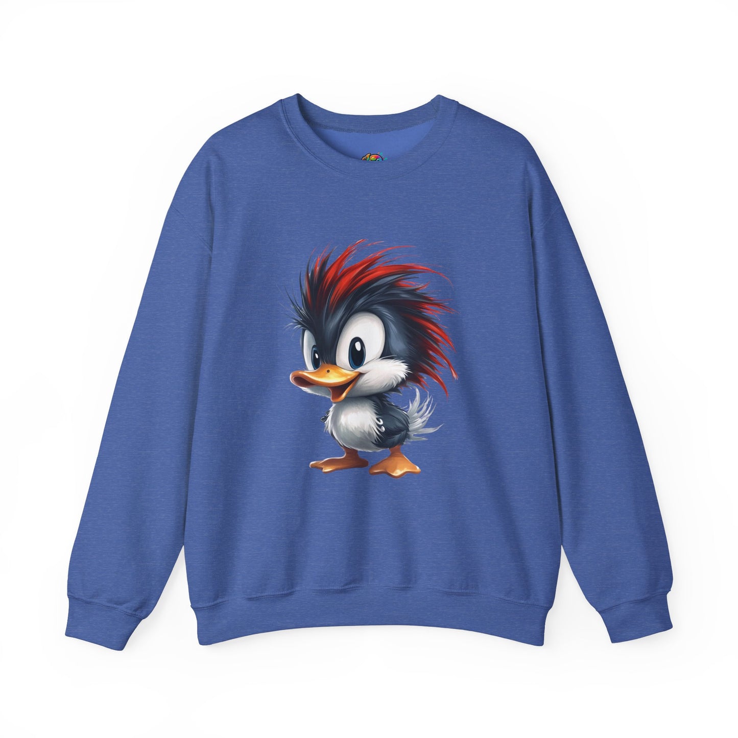 Unisex Heavy Blend™ Crewneck Sweatshirt (Red Hair Duck)