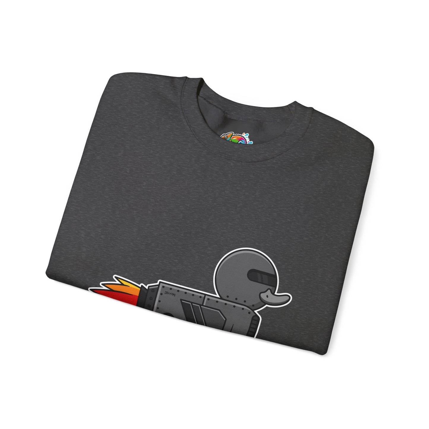 Unisex Heavy Blend™ Crewneck Sweatshirt (Robot Duck)