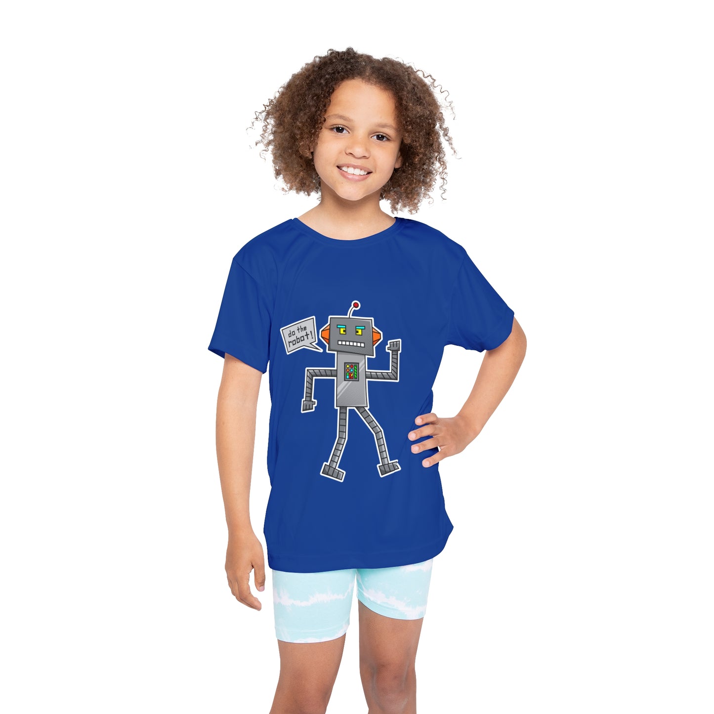 Kids Sports Jersey - Dark Blue (Do the Robot)