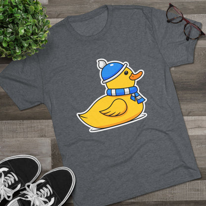 Unisex Tri-Blend Crew Tee (Chilly Duck)