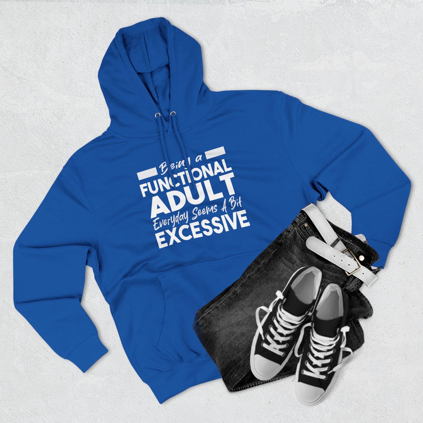 Three-Panel Fleece Hoodie (Being Adult, Seems Excessive)