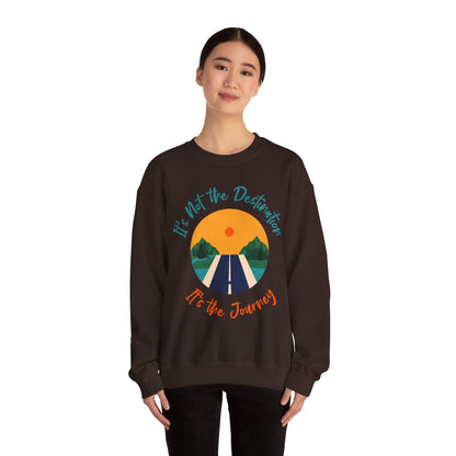 Unisex Heavy Blend™ Crewneck Sweatshirt (It's not Destination, It's Journey)