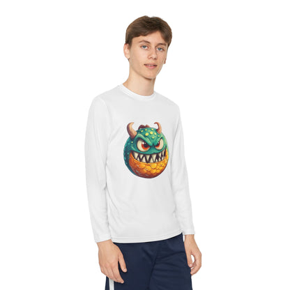 Youth Long Sleeve Competitor Tee (Green Monster 1)