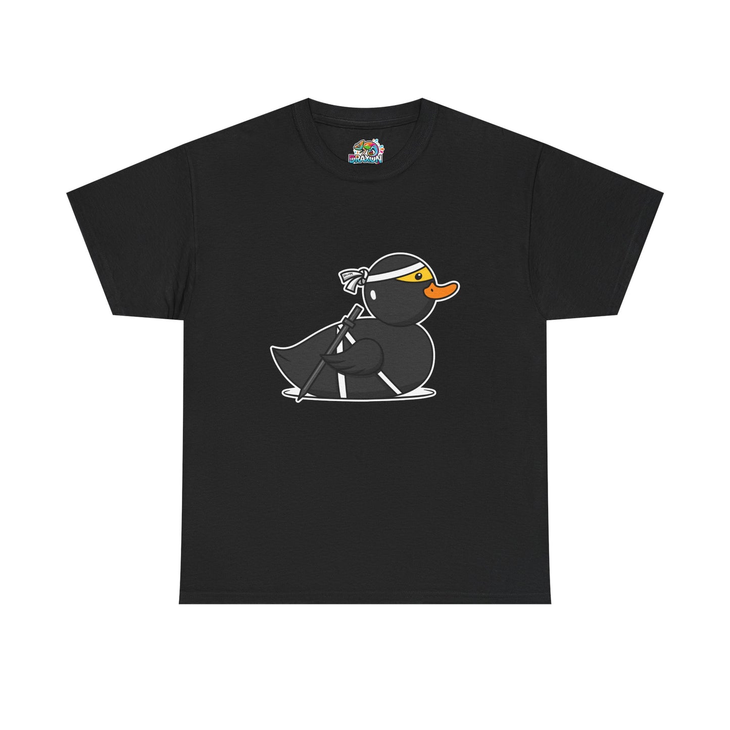 Unisex Heavy Cotton Tee (Ninja Duck)