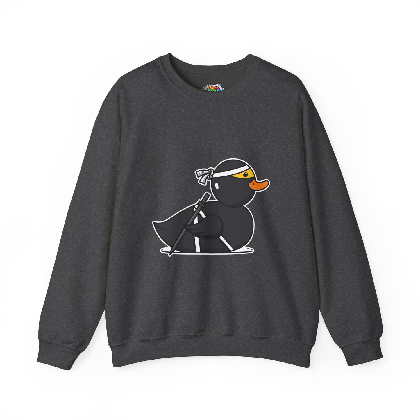 Unisex Heavy Blend™ Crewneck Sweatshirt (Ninja Duck)