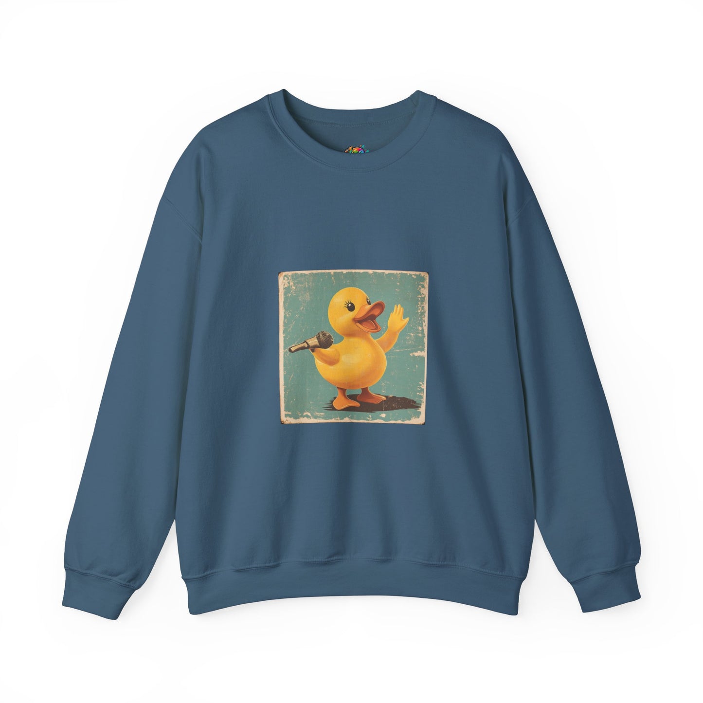 Unisex Heavy Blend™ Crewneck Sweatshirt (Karaoke Duck)