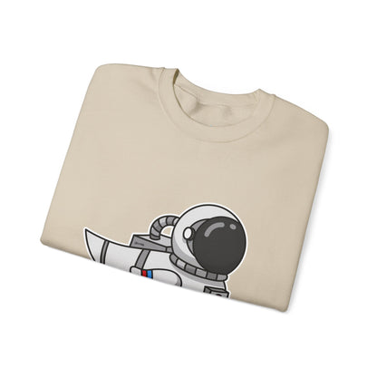 Unisex Heavy Blend™ Crewneck Sweatshirt (Astronaut Duck)