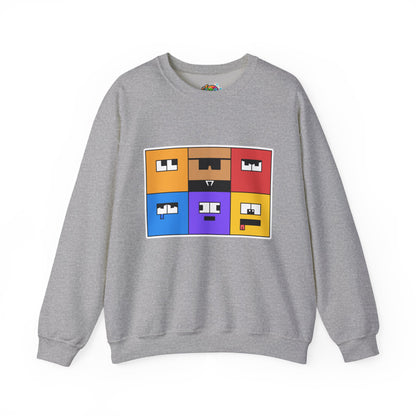 Unisex Heavy Blend™ Crewneck Sweatshirt (Emotion Blocks)