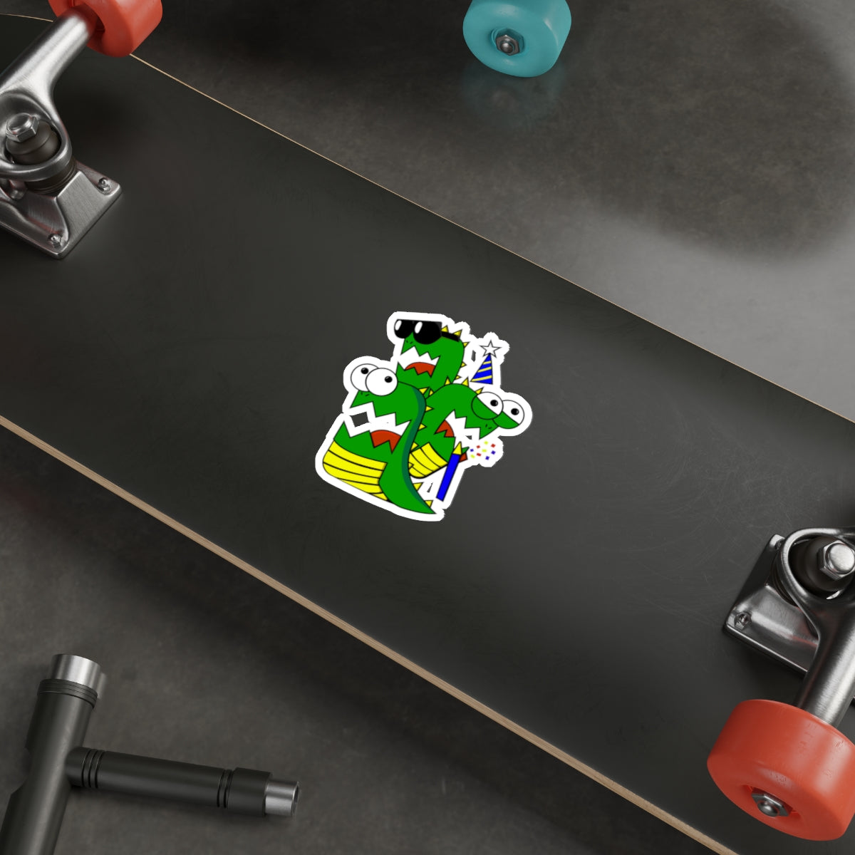 Die-Cut Stickers | Vibrant Art for Personalization (Larry the Snake thing)