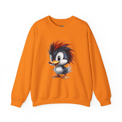 Unisex Heavy Blend™ Crewneck Sweatshirt (Red Hair Duck)