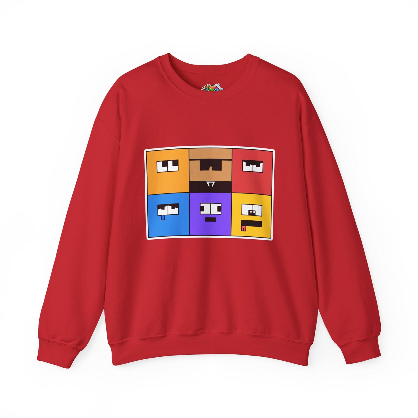 Unisex Heavy Blend™ Crewneck Sweatshirt (Emotion Blocks)