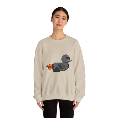 Unisex Heavy Blend™ Crewneck Sweatshirt (Robot Duck)