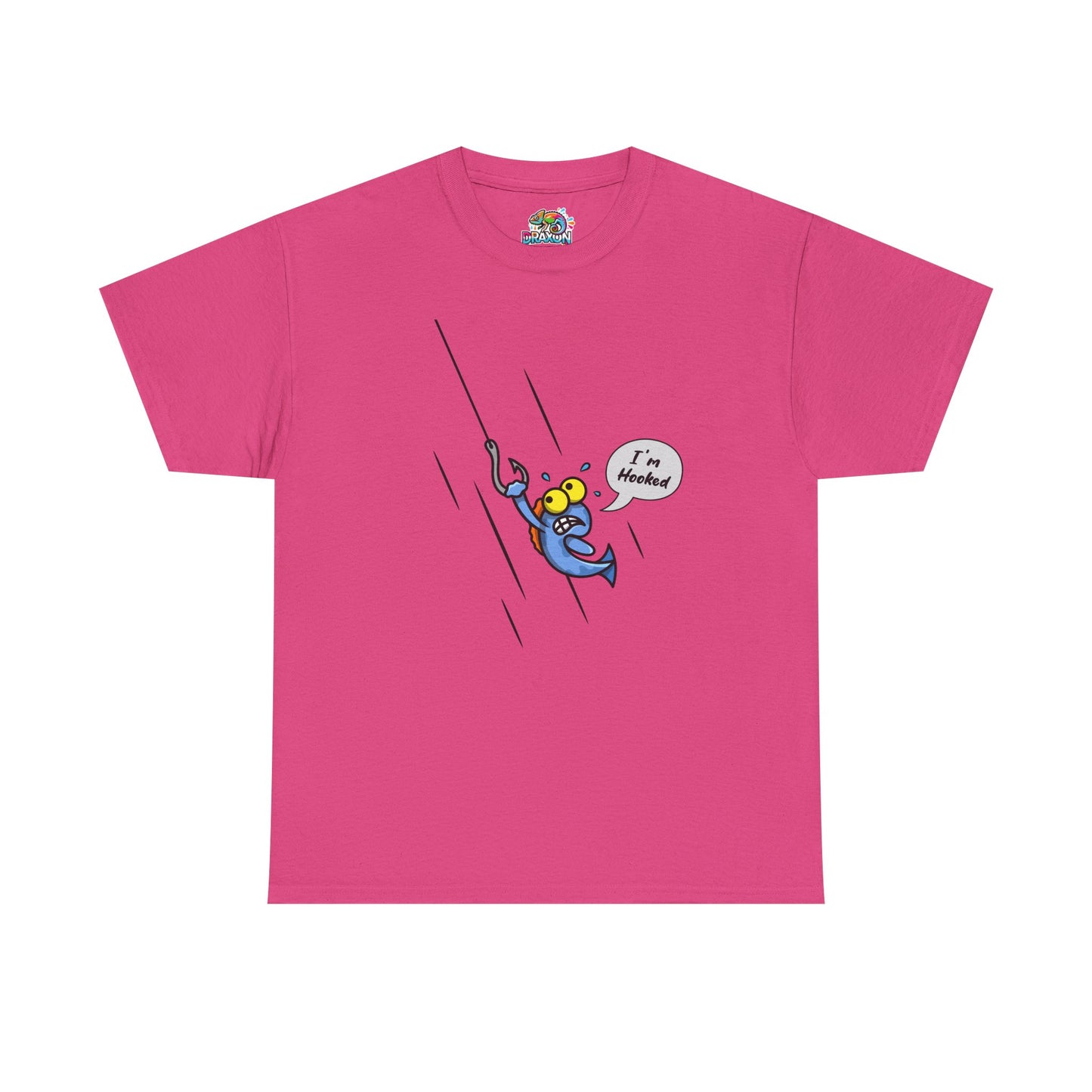 Unisex Heavy Cotton Tee (Fishing Hooked)