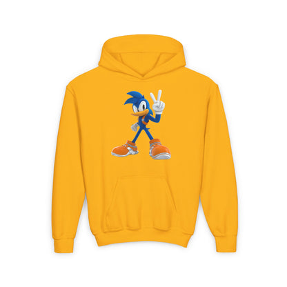 Youth Heavy Blend Hooded Sweatshirt (Peace Duck)