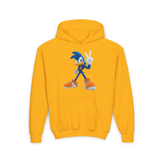 Youth Heavy Blend Hooded Sweatshirt (Peace Duck)