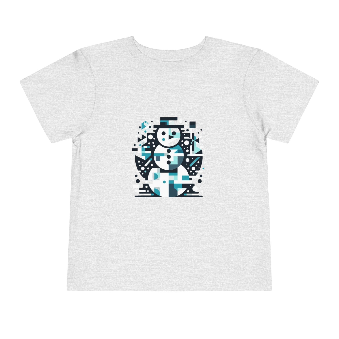 Toddler Short Sleeve Tee (Abstract Snowman)