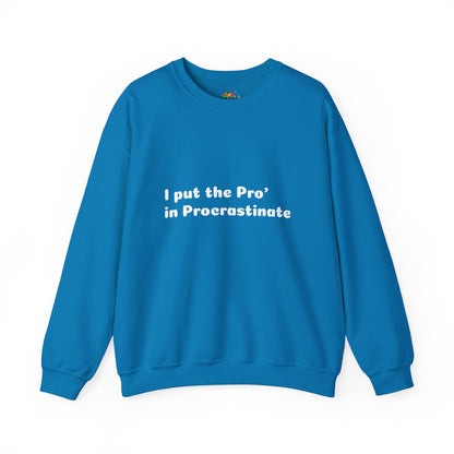 Unisex Heavy Blend™ Crewneck Sweatshirt (Pro' Procrastinate)