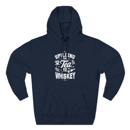 Three-Panel Fleece Hoodie (Spill Tea & Whiskey)