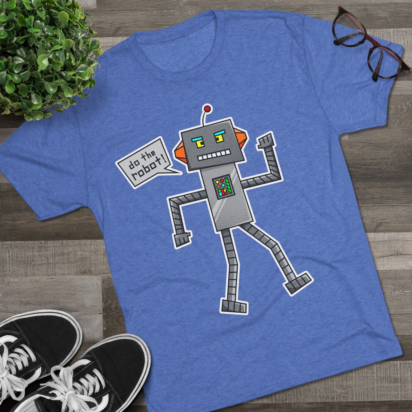 Unisex Tri-Blend Crew Tee (Do the Robot)