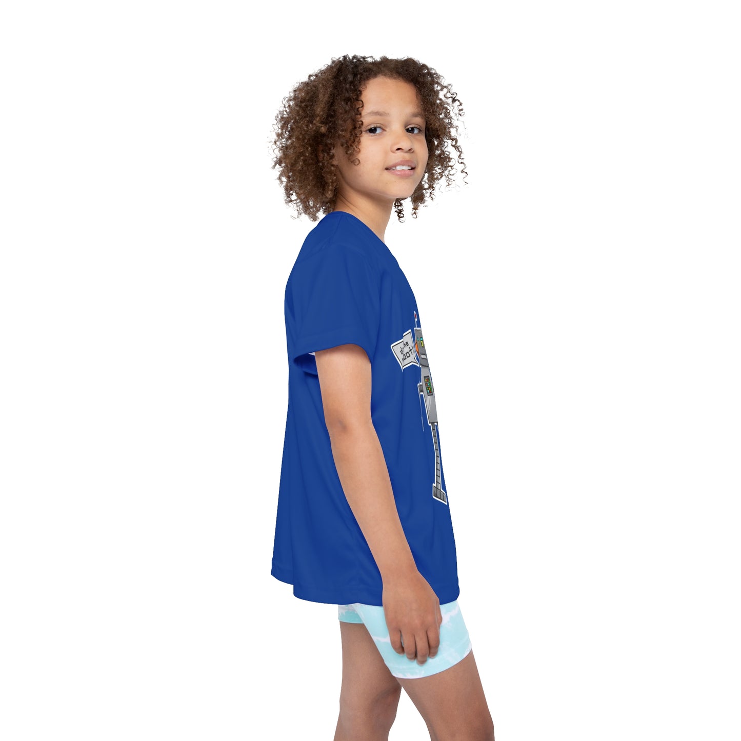 Kids Sports Jersey - Dark Blue (Do the Robot)