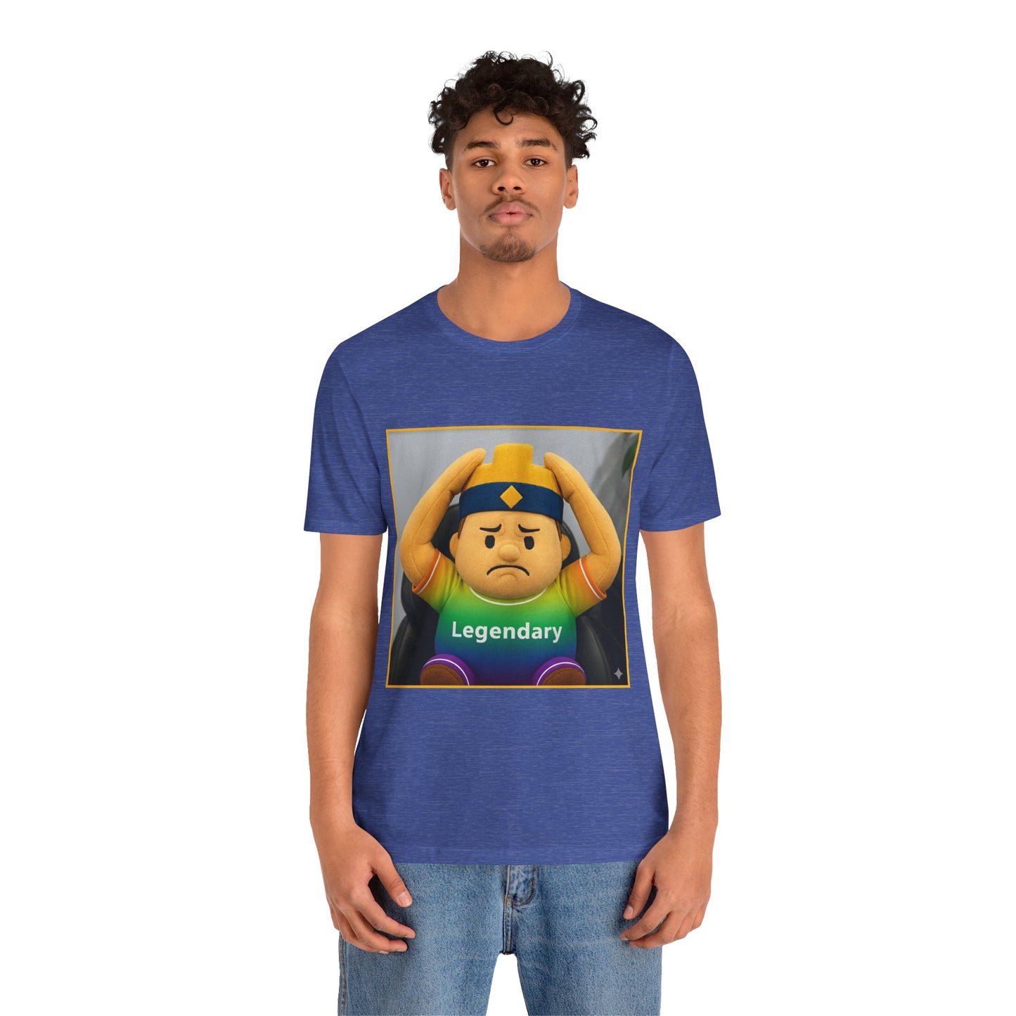 Legendary Tee - Casual Unisex Jersey Short Sleeve Shirt with Playful Design (CLASH)