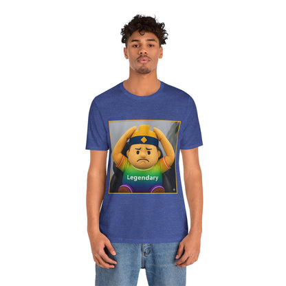 Legendary Tee - Casual Unisex Jersey Short Sleeve Shirt with Playful Design (CLASH)