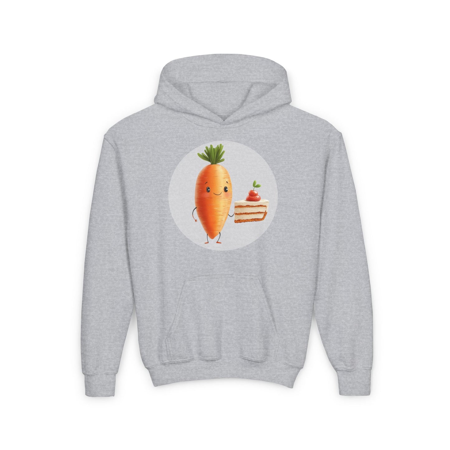 Youth Heavy Blend Hooded Sweatshirt (Carrot Cake)