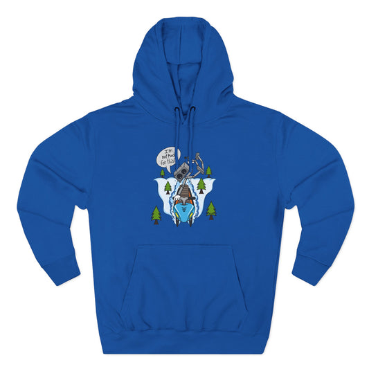 Three-Panel Fleece Hoodie (Not made for this - Snowmobiler)