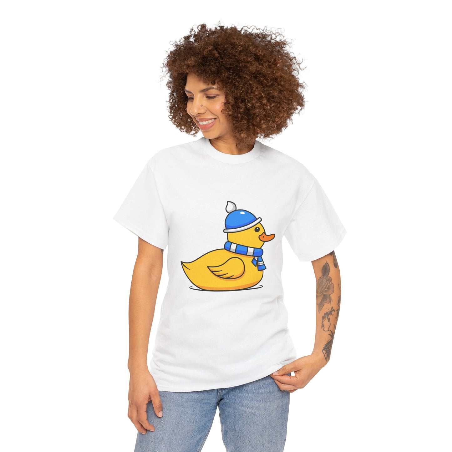 Unisex Heavy Cotton Tee (Chilly Duck)