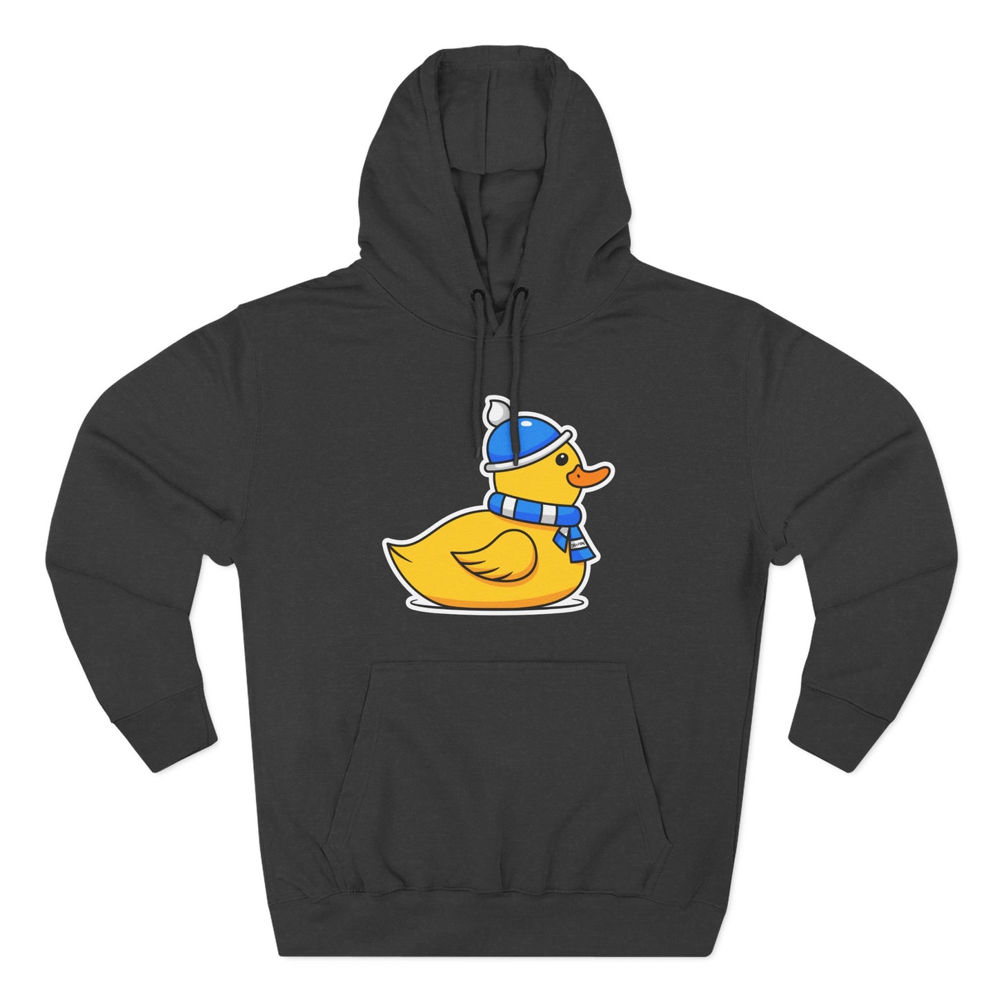 Three-Panel Fleece Hoodie (Chilly Duck)