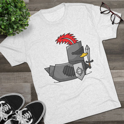 Unisex Tri-Blend Crew Tee (Knight Duck)