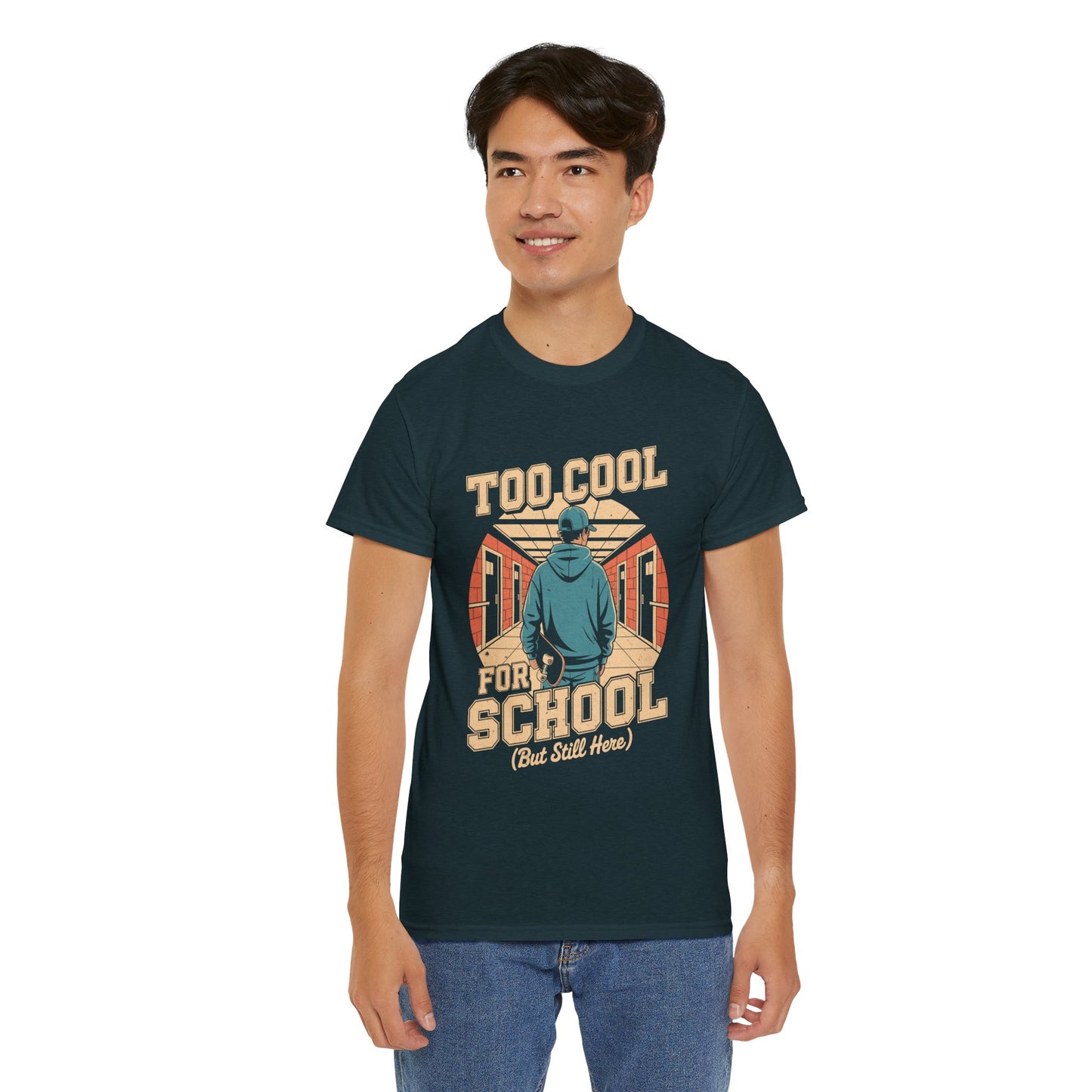 Unisex Heavy Cotton Tee (Too Cool For School)