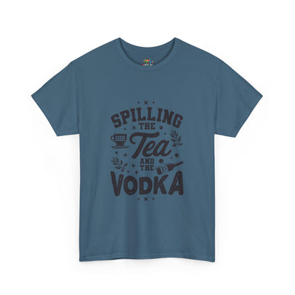 Unisex Heavy Cotton Tee (Spill Tea & Vodka)