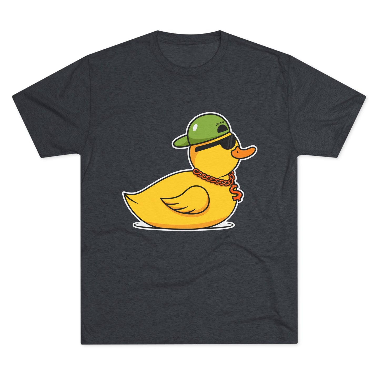 Unisex Tri-Blend Crew Tee (Ninja Duck)