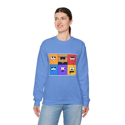 Unisex Heavy Blend™ Crewneck Sweatshirt (Emotion Blocks)