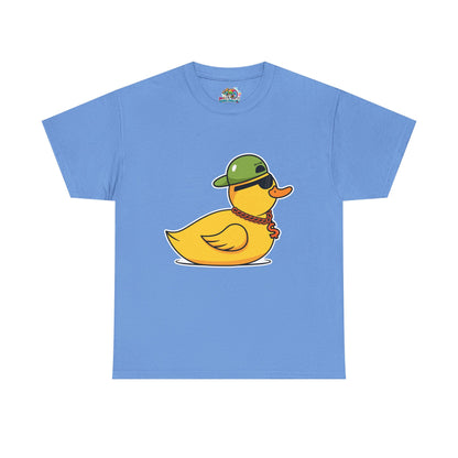 Unisex Heavy Cotton Tee (Gangster Duck)