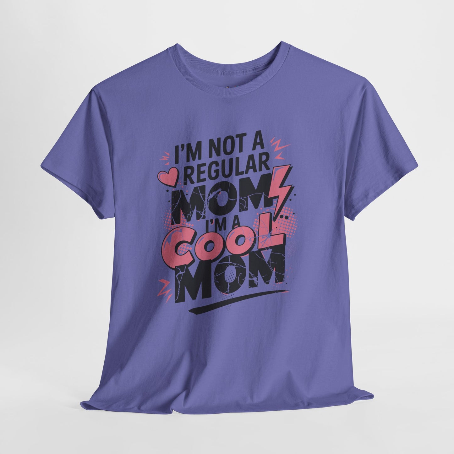 Unisex Heavy Cotton Tee (I'm Not a Regular Mom, I'm a Cool Mom)