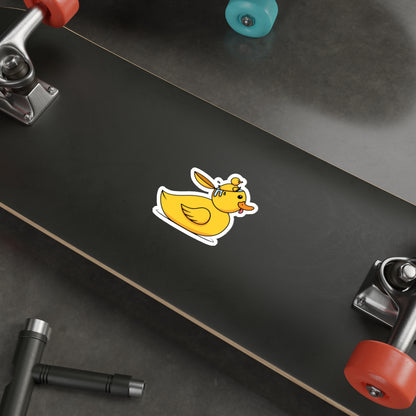 Die-Cut Stickers | Vibrant Art for Personalization (Duck Bird Brain)