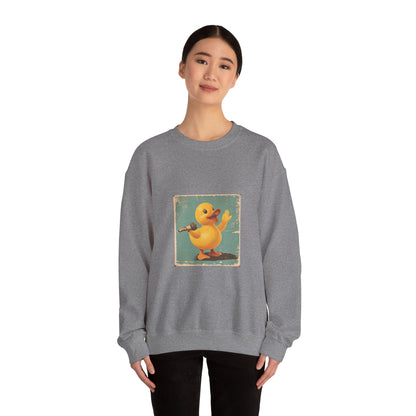 Unisex Heavy Blend™ Crewneck Sweatshirt (Karaoke Duck)