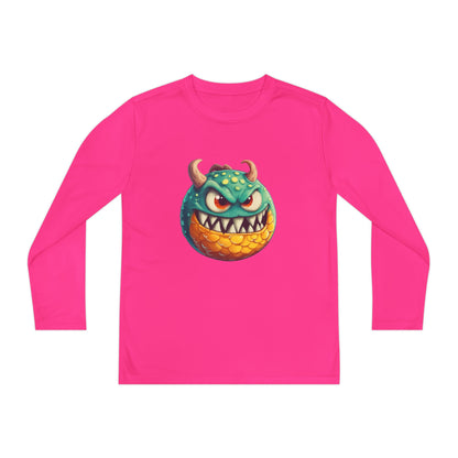 Youth Long Sleeve Competitor Tee (Green Monster 1)