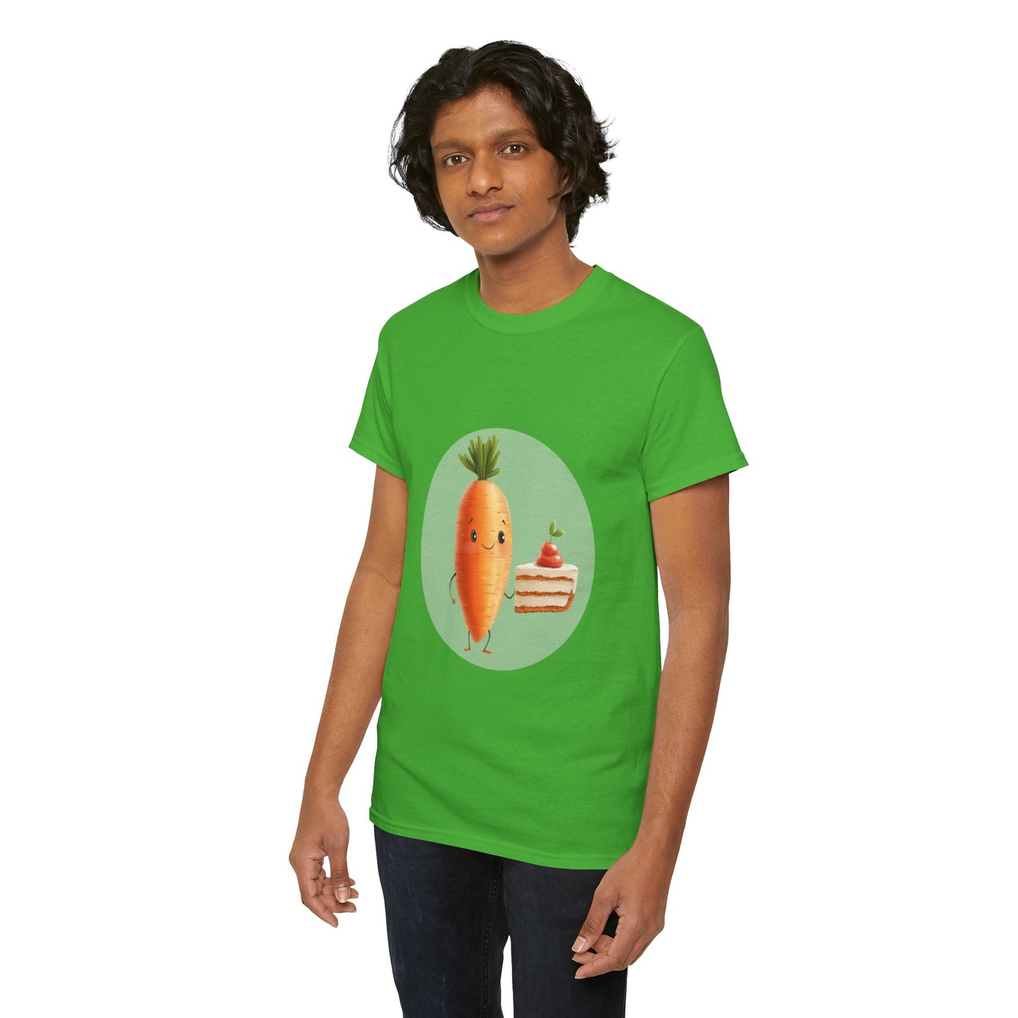 Unisex Heavy Cotton Tee (Carrot Cake)