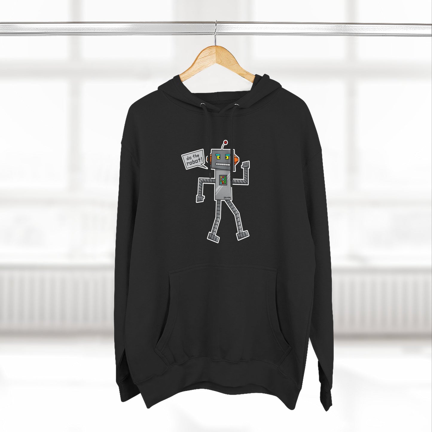 Three-Panel Fleece Hoodie (Do the Robot)