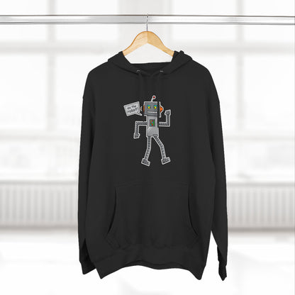 Three-Panel Fleece Hoodie (Do the Robot)