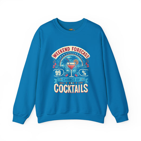 Unisex Heavy Blend™ Crewneck Sweatshirt (99% Chance of Cocktails)