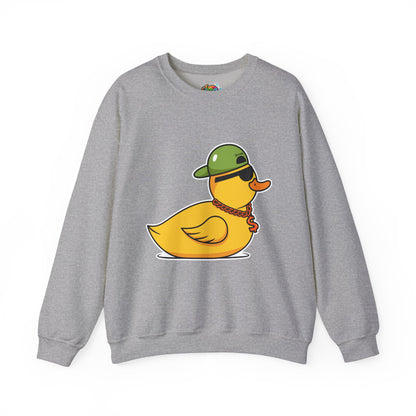 Unisex Heavy Blend™ Crewneck Sweatshirt (Gangster Duck)